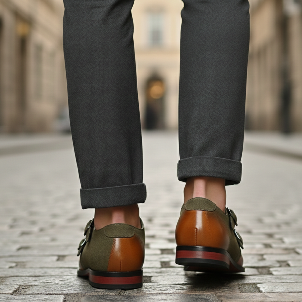 Men's Loafer with buckle detail