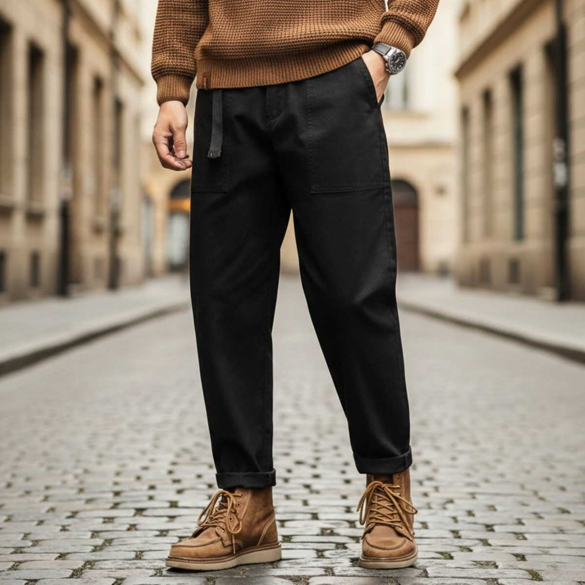 Pantalones Cargo Vintage para Hombre