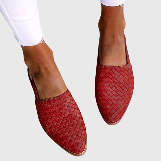 Cleo | Women's Woven Orthopedic Sandals Front