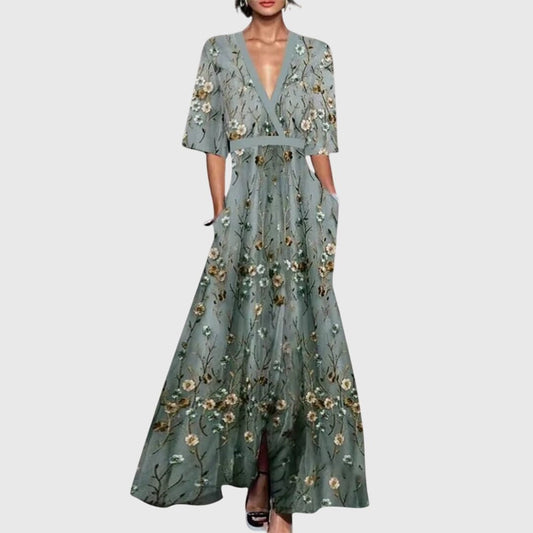 Cora | Women's Refined Midi Dress Front