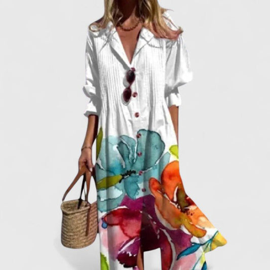 Faye | Elegant Boho Dress for Women Front