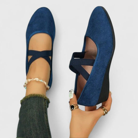 June | Cross Strap Orthopedic Shoes Front