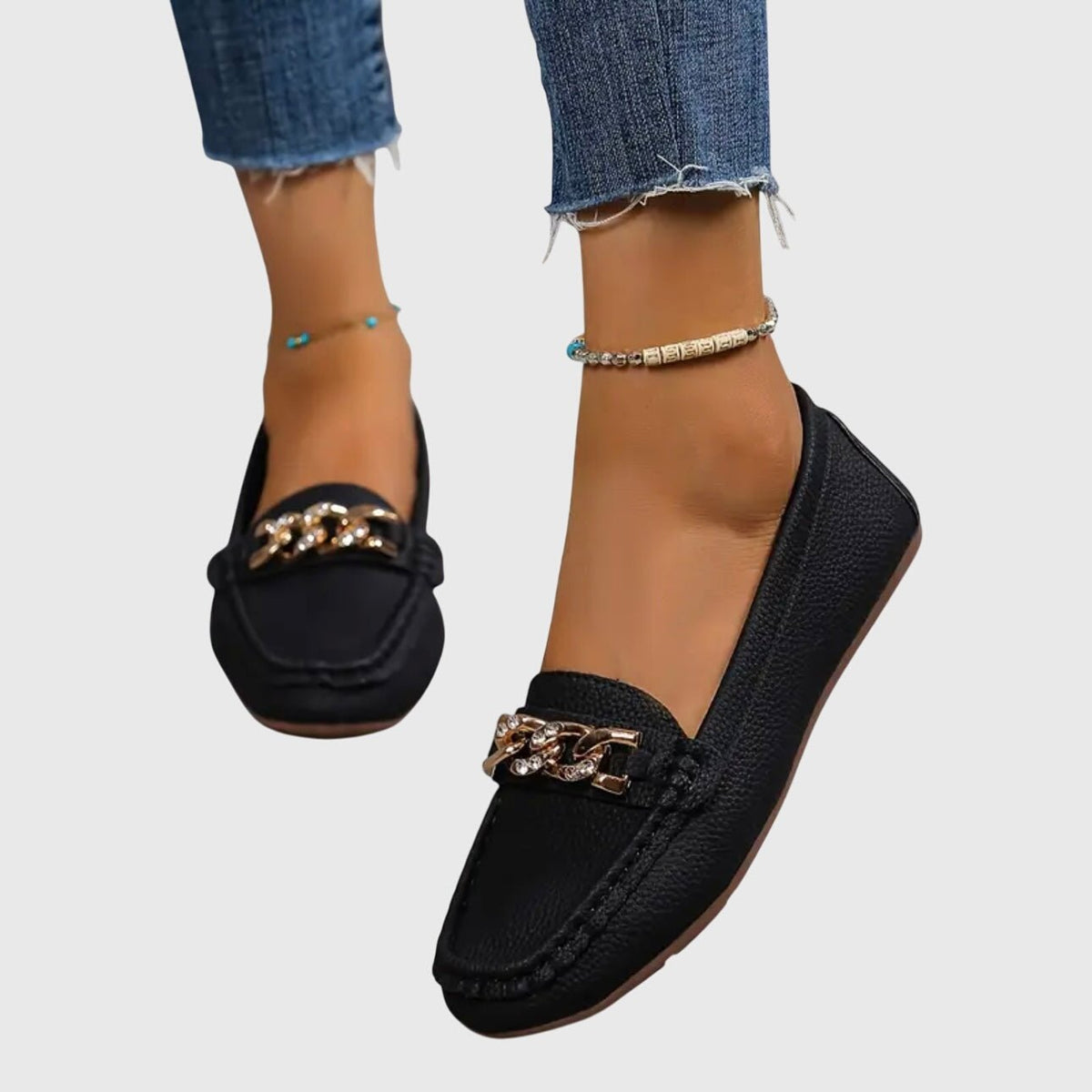 Lila | Women's Chain Orthopedic Loafers View 12