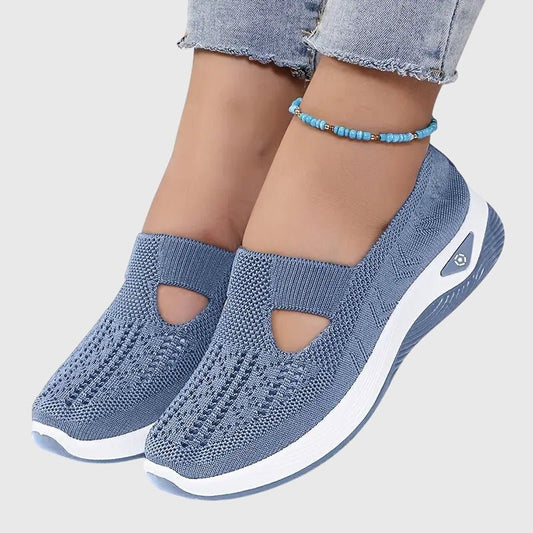 Lorvaine | Women's Orthopedic Slip-On Shoes Heart Cutout Detail