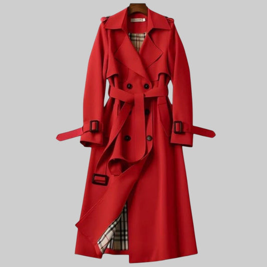 Magnolia | Women's Belted Classic Trench Coat Front
