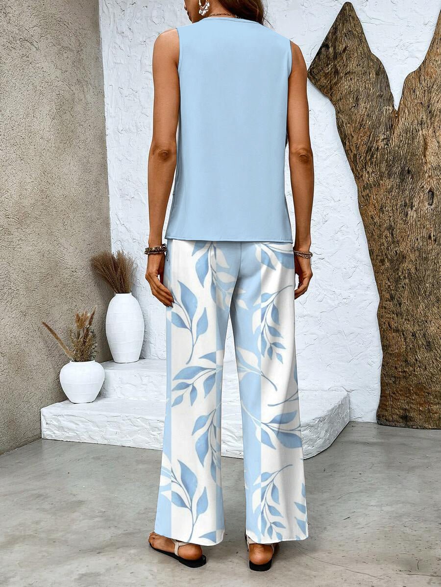 Seraphina | Women's Layered Tiered Two Piece Set Angle