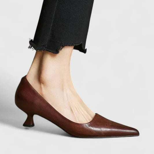 Talvine | Women's Orthopedic Pointed Toe Heels Front