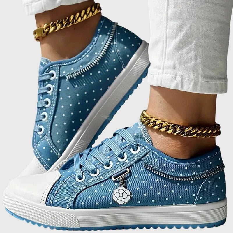 Tavelle | Women's Orthopedic Mesh Overlay Sneakers View 11