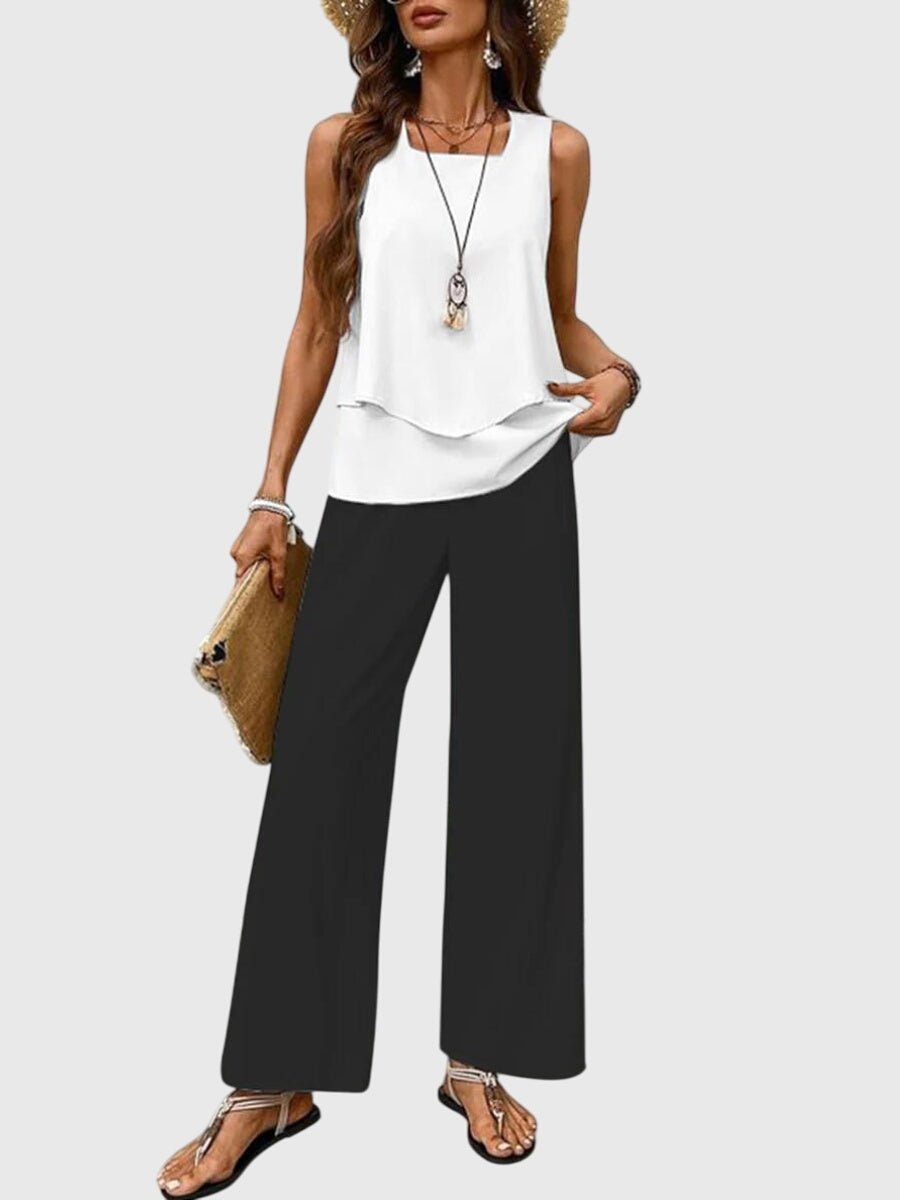 Wren | Elegant Layered Women's Set Angle