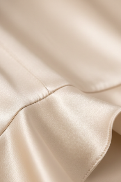Women’s Satin Halter Wrap Evening Dress