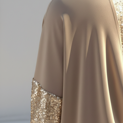 Womens Blouse Long Sleeve Sequin Elegant