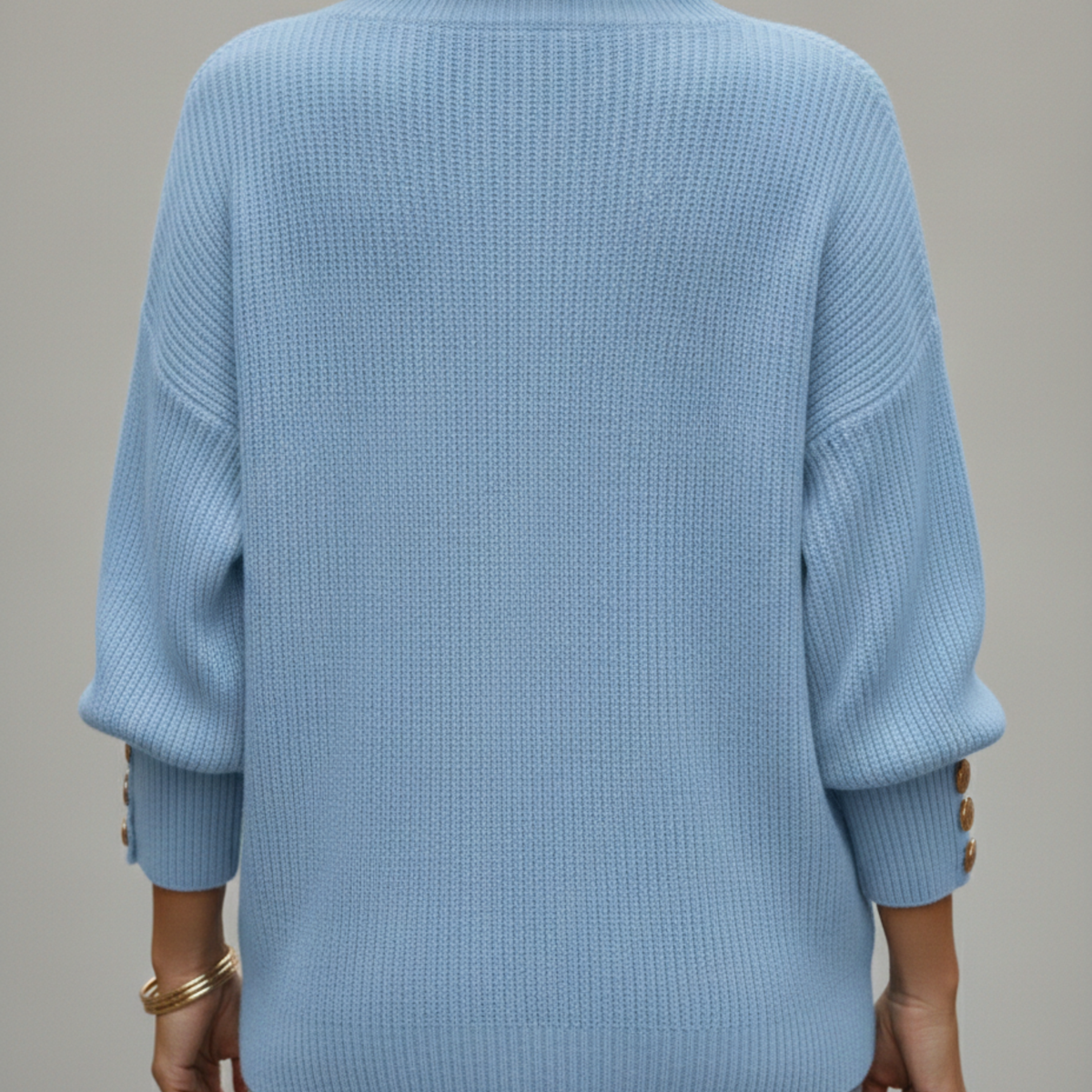 Knit Pullover V Neck Women Casual