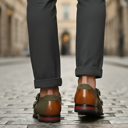 Men's Loafer with buckle detail