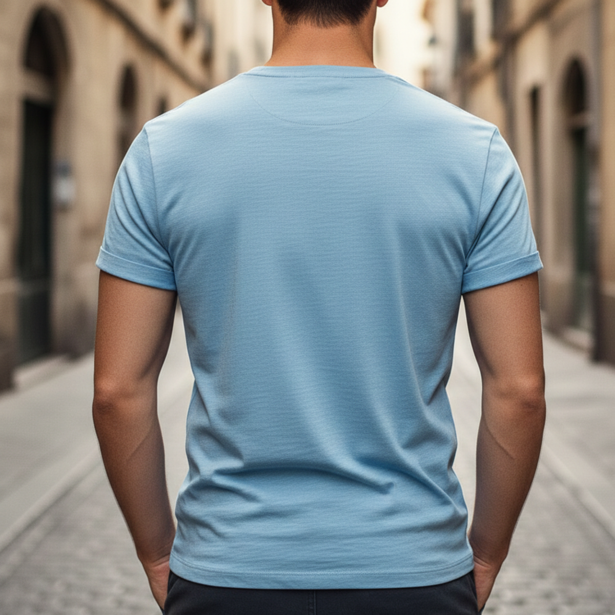 Men's T shirt Crew Neck Short Sleeve