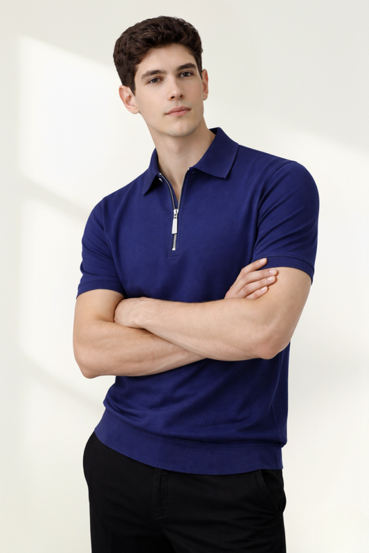 Men’s Zip Polo Shirt