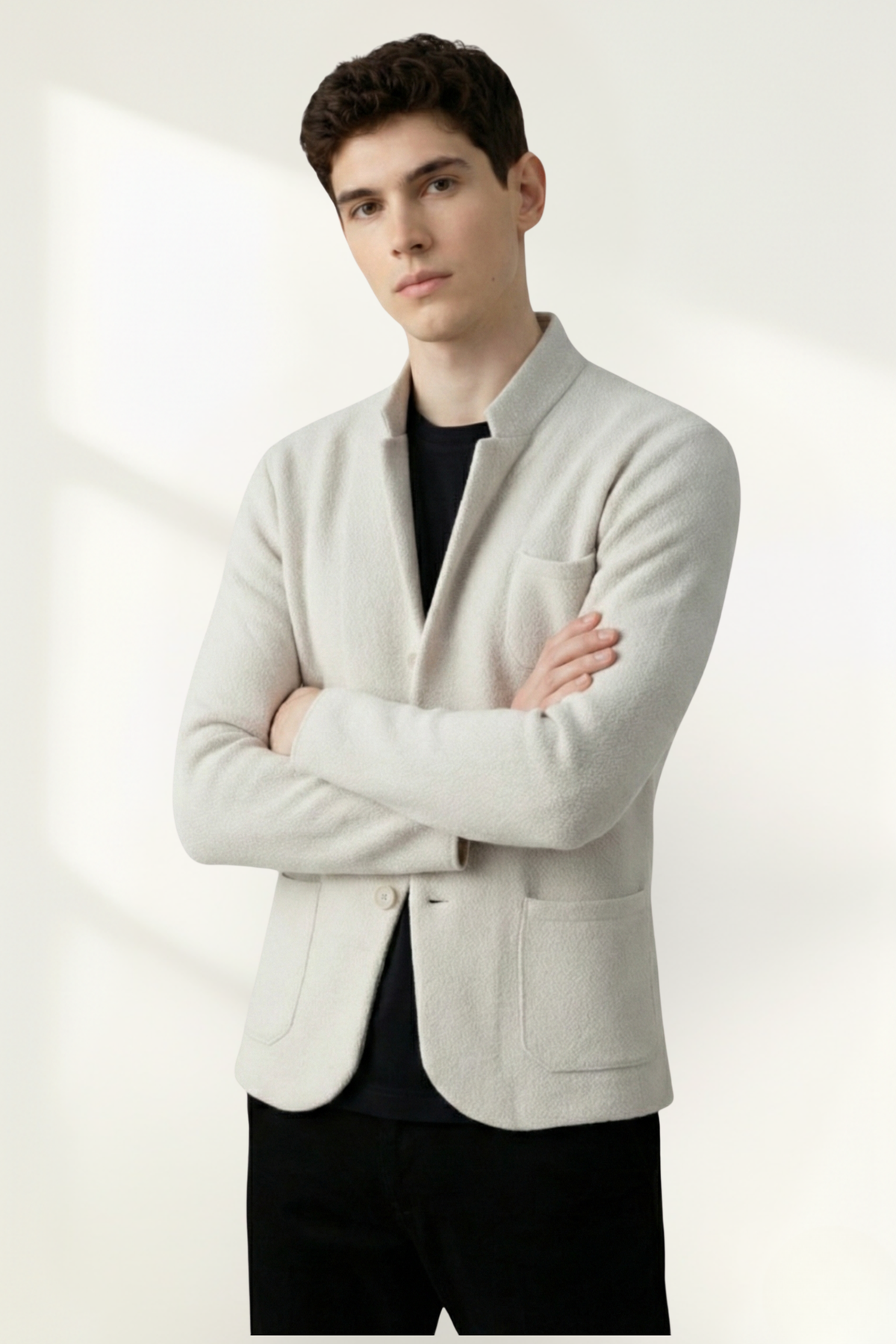 Veste à boutons pour homme