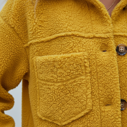 Chaqueta de Otoño para Mujeres con Botones y Manga Larga