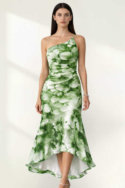 Women’s Chiffon Strapless Floral Maxi Dress