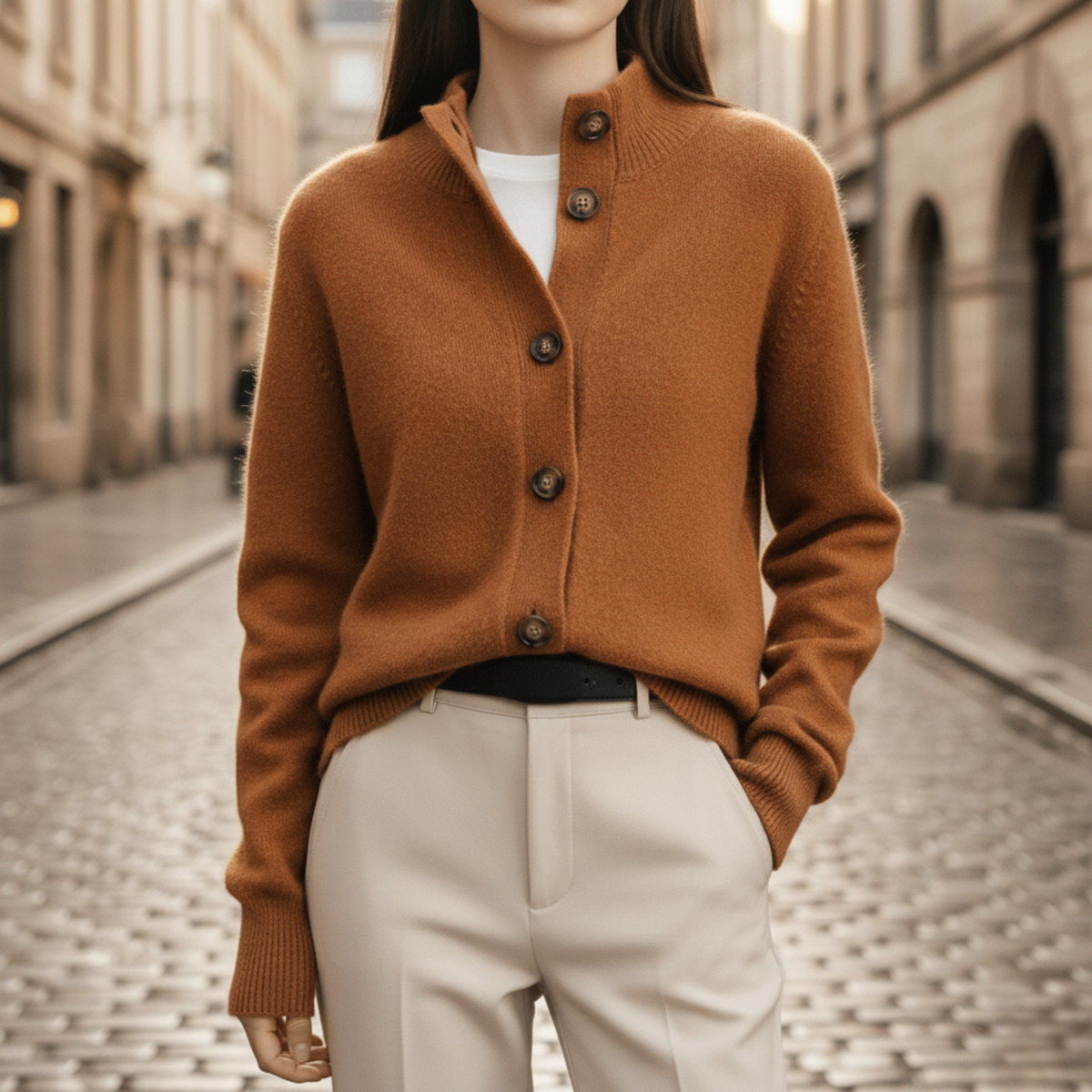 Cardigan Button Front Fit for Women