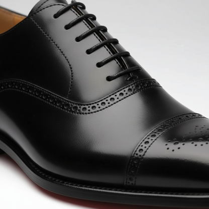 Dress Shoes Cap Toe Leather Men