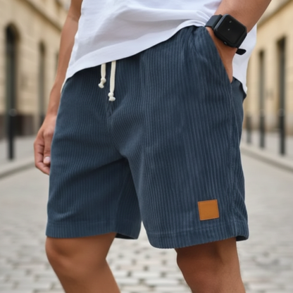 Men’s Corduroy Shorts Casual Loose Fit Streetwear