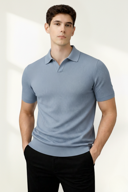 Polo en tricot pour homme