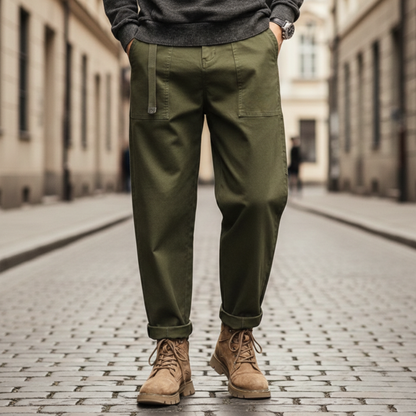Pantalon cargo rétro pour homme