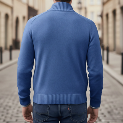 Men’s Quarter-Zip Knit Sweater