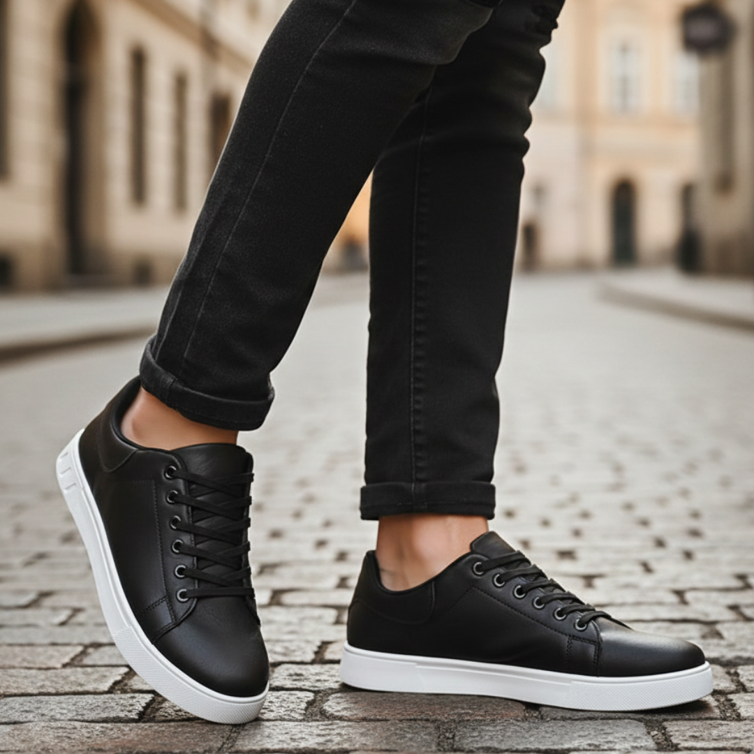 Mens Casual Sneakers Lace Up Low Top