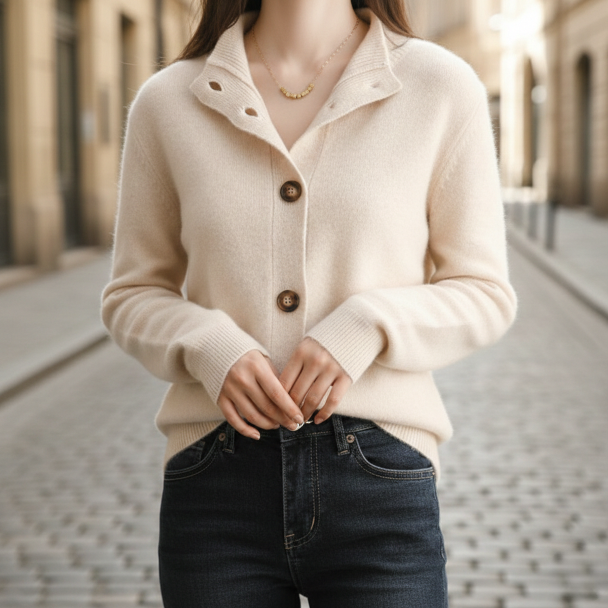 Cardigan Button Front Fit for Women