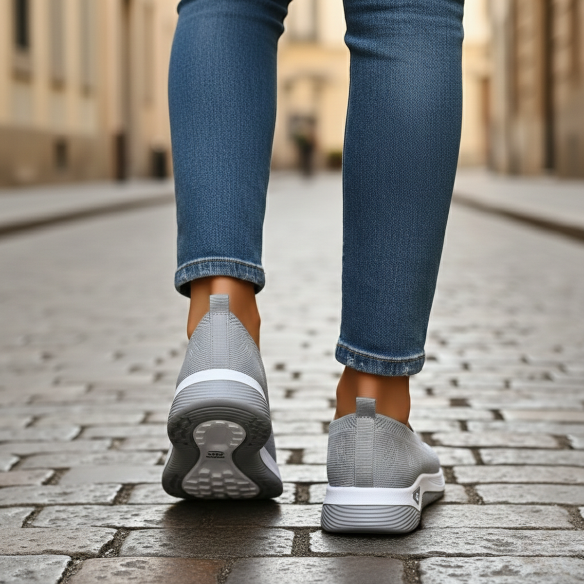Women's orthopedic walking Shoes Slip On Knit
