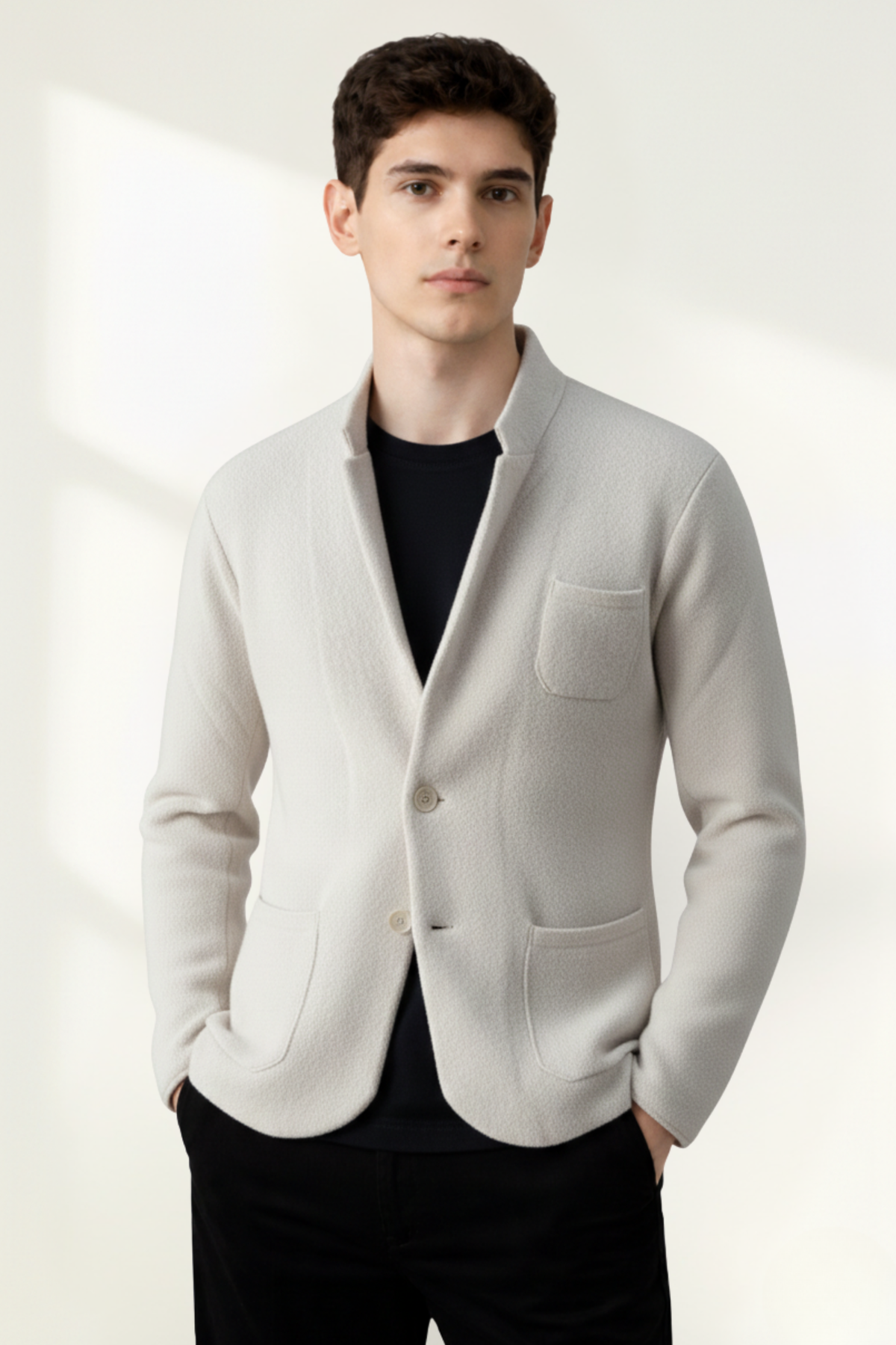 Veste à boutons pour homme