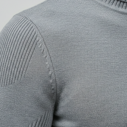 Men’s Turtleneck Knit Sweater Long Sleeve