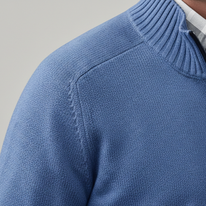 Men’s Quarter-Zip Knit Sweater