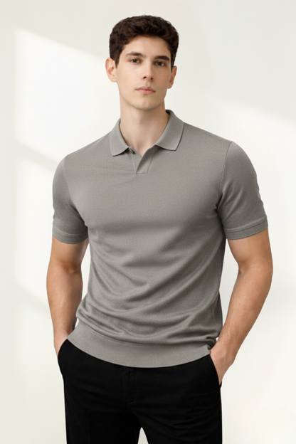 Polo en tricot pour homme