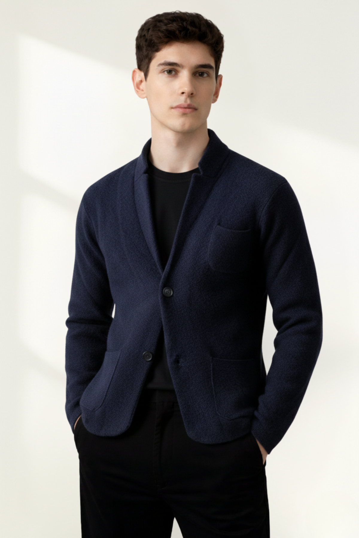 Veste à boutons pour homme