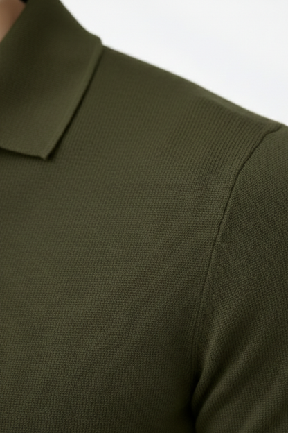 Polo en tricot pour homme