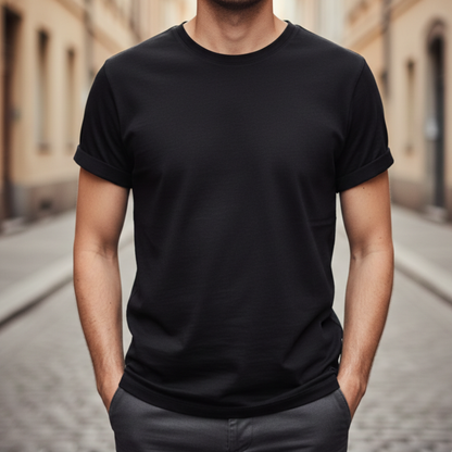 Men's T shirt Crew Neck Short Sleeve