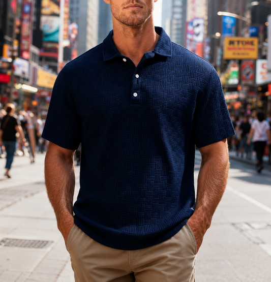 Men's Summer Short Sleeve Polo Shirt