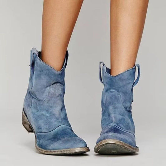 Anabella | Women's Vintage Western Pointed Toe Ankle Boots Hero
