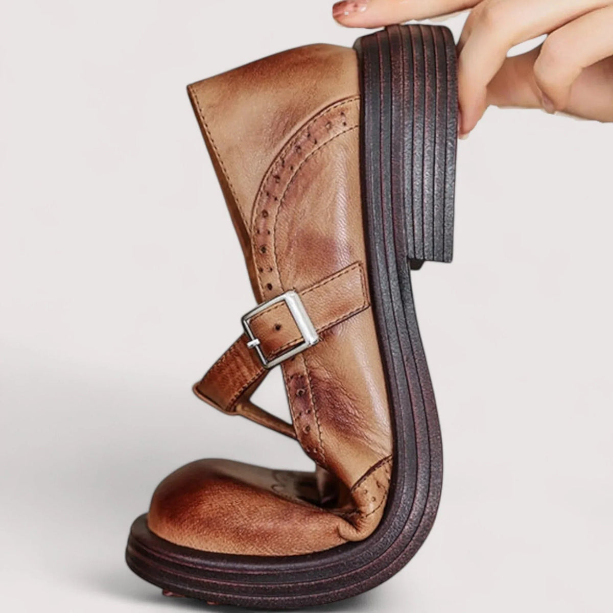 Arabella | Women's T-Bar Orthopedic Mary Jane Shoes Back