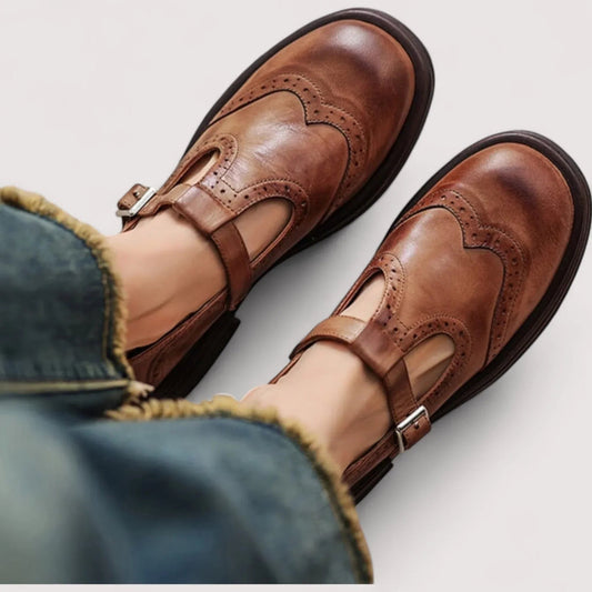 Arabella | Women's T-Bar Orthopedic Mary Jane Shoes Hero