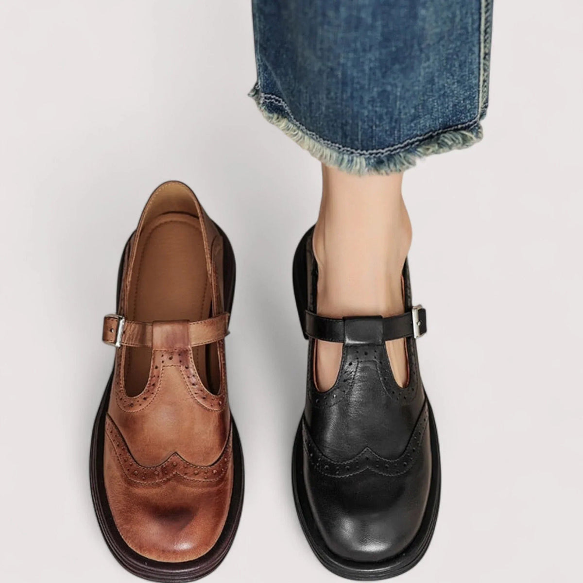 Arabella | Women's T-Bar Orthopedic Mary Jane Shoes Lifestyle