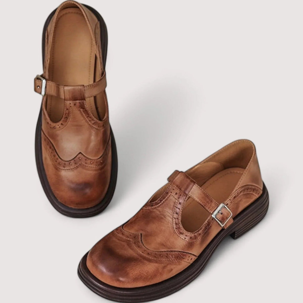 Arabella | Women's T-Bar Orthopedic Mary Jane Shoes Side