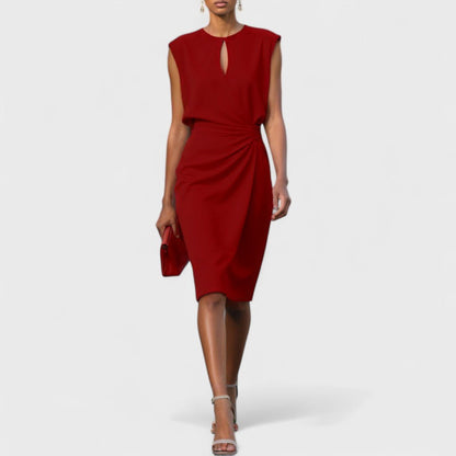 Arabesque | Women's Keyhole Elegant Mini Dress Back