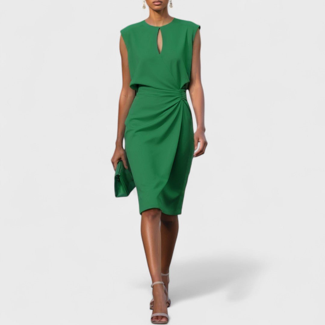 Arabesque | Women's Keyhole Elegant Mini Dress Side