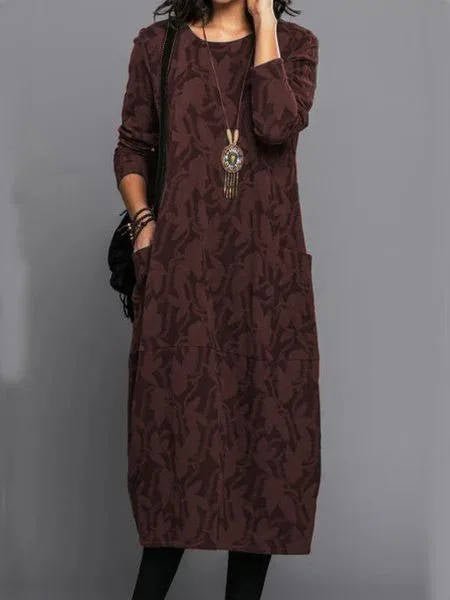 Araminta | Women's Textured Pocket Maxi Dresses Angle
