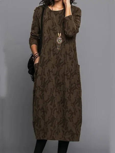 Araminta | Women's Textured Pocket Maxi Dresses Back