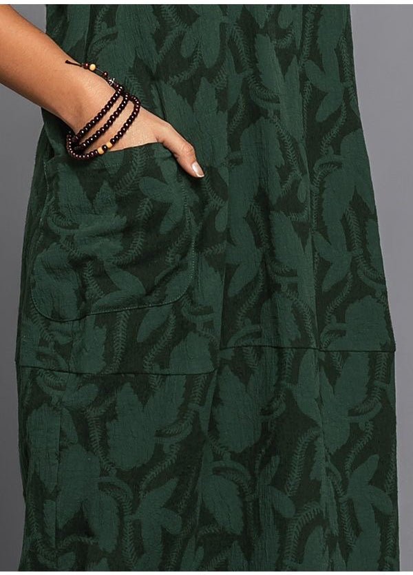 Araminta | Women's Textured Pocket Maxi Dresses Detail