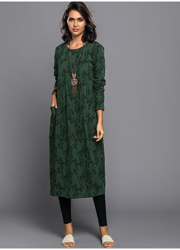 Araminta | Women's Textured Pocket Maxi Dresses Hero